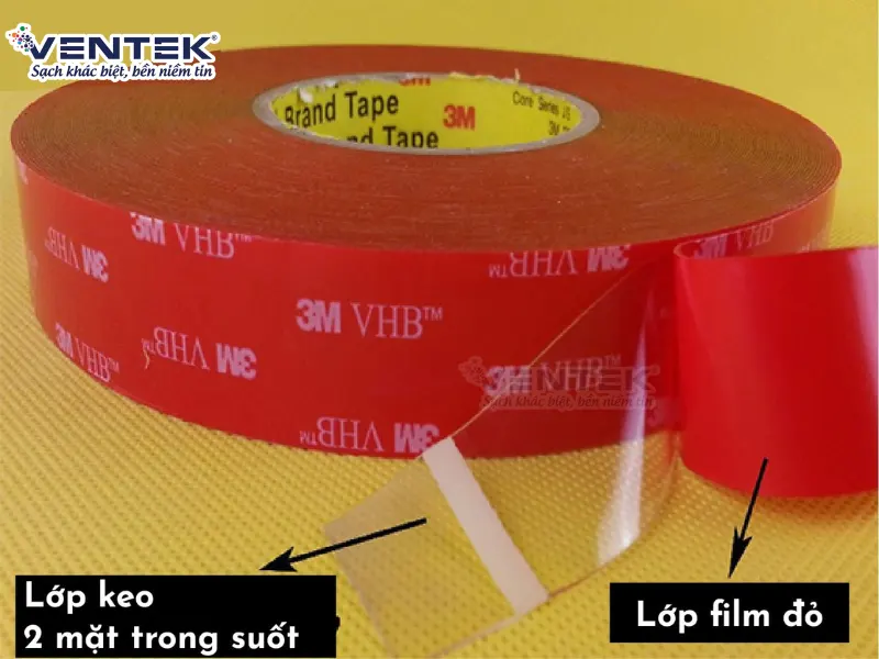 Băng Keo 2 Mặt 3M GPL-110 cho Gara