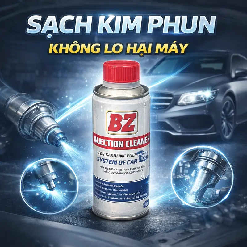 Dung dịch Súc Béc Xăng Ô Tô | Vệ Sinh Kim Phun