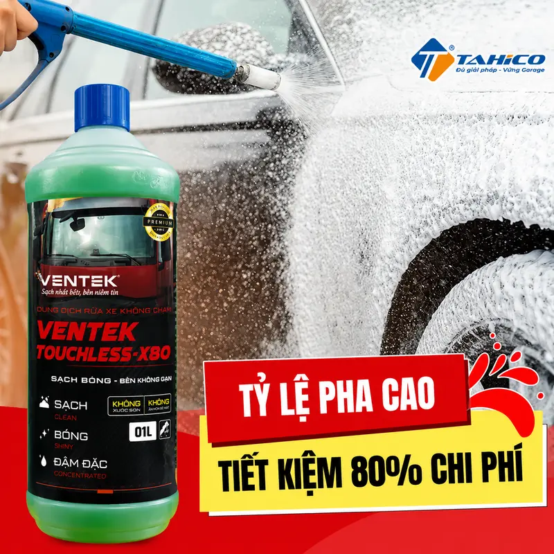 Dung dịch không chạm xe tải VENTEK TOUCHLESS-X80